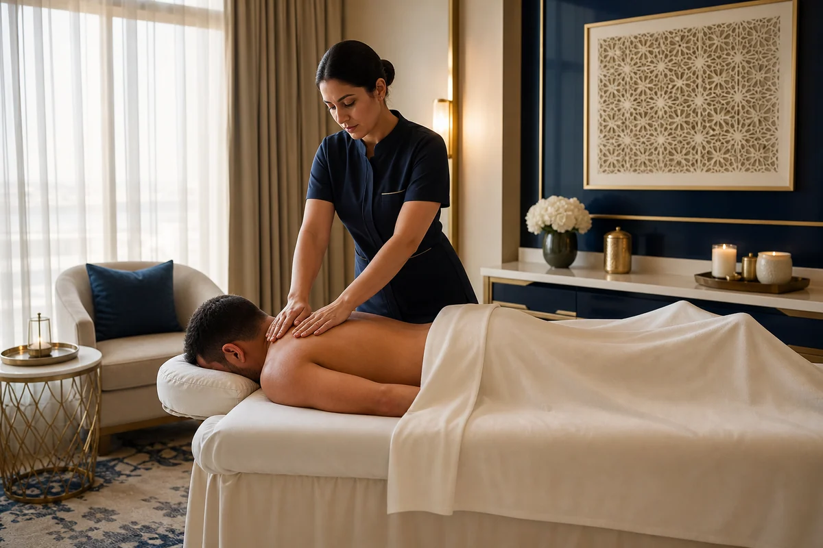 Full Body Massage treatment illustration